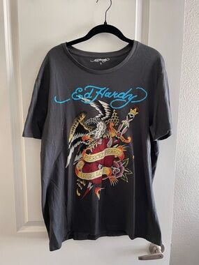 Ed Hardy rhinestone shirt